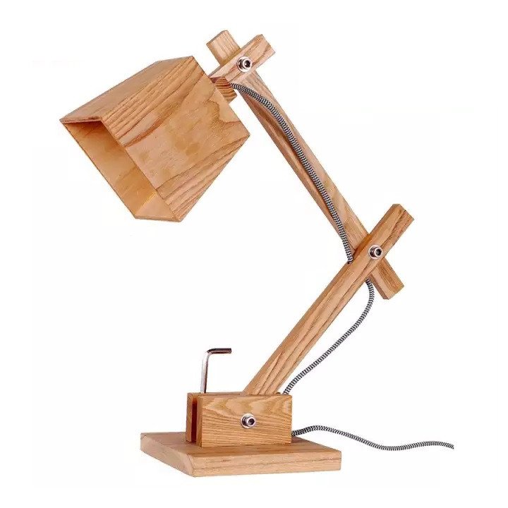 Đèn trang trí handmade làm từ gỗ thông