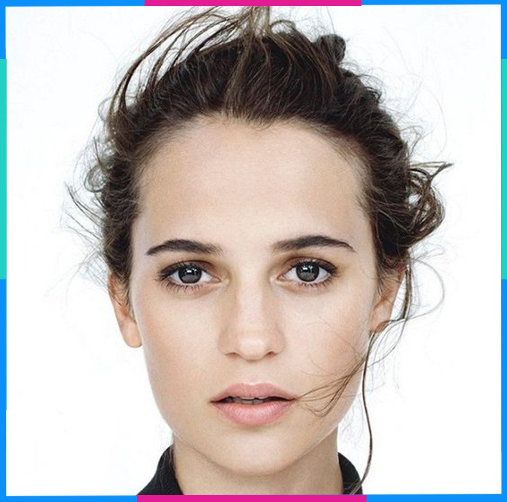 Đôi mắt đen bóng sâu lắng của nữ diễn viên Alicia Vikander, thuộc cung Xử Nữ.