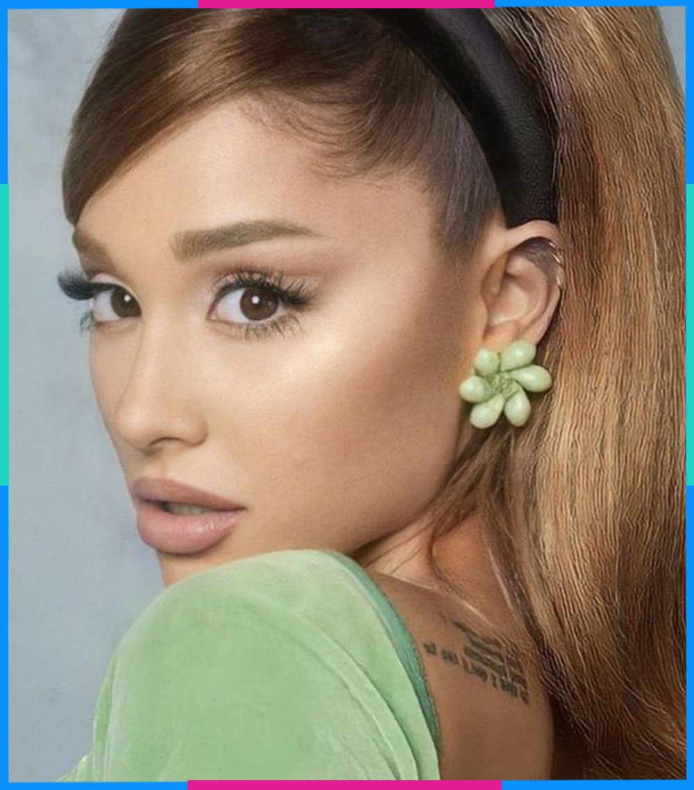 Đôi mắt nâu trong sáng và đáng yêu của ca sĩ Ariana Grande, thuộc cung Cự Giải.