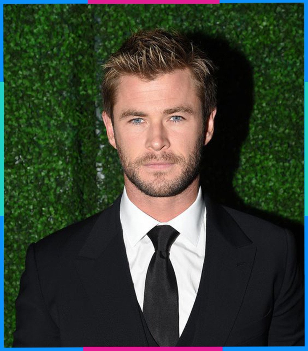 Đôi mắt xanh đậm và sâu lắng của nam diễn viên Chris Hemsworth, thuộc cung Sư Tử.