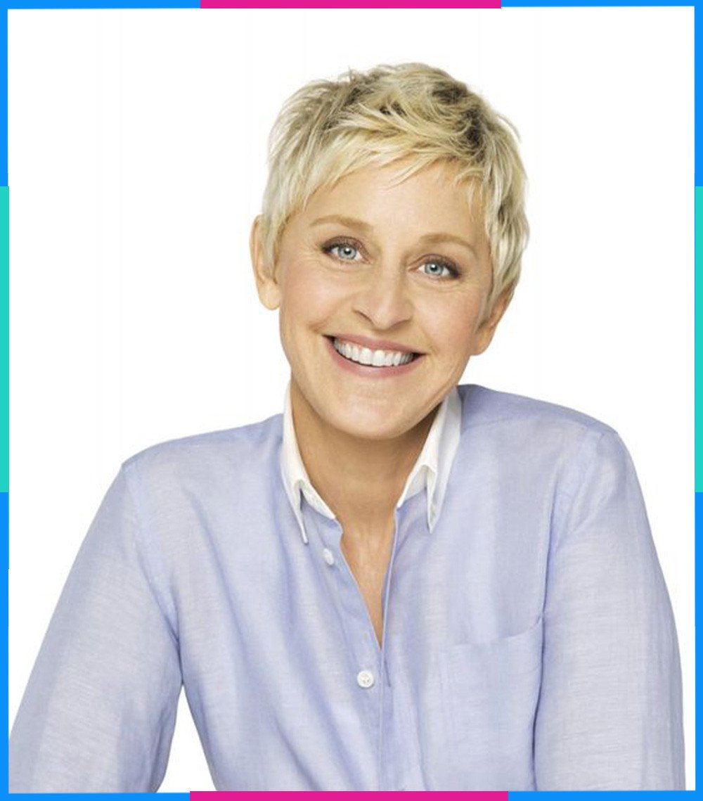 Đôi mắt xanh ngọc trong sáng và sống động của nữ diễn viên Ellen DeGeneres, thuộc cung Bảo Bình.