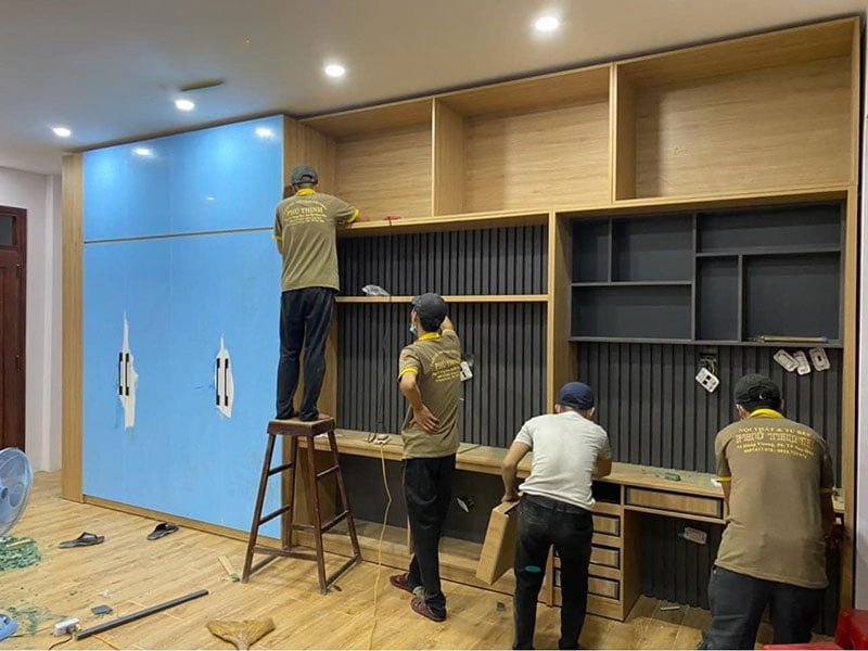 Dự án thi công nội thất trọn gói của Phú Thịnh PT home