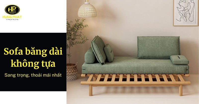 ghế sofa băng dài không tựa