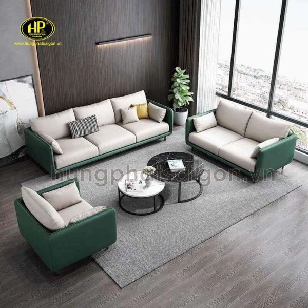 Ghế sofa văng dài 2m2 trong không gian sống