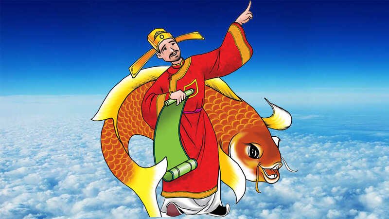 Gia đình chuẩn bị đồ cúng ông Táo truyền thống
