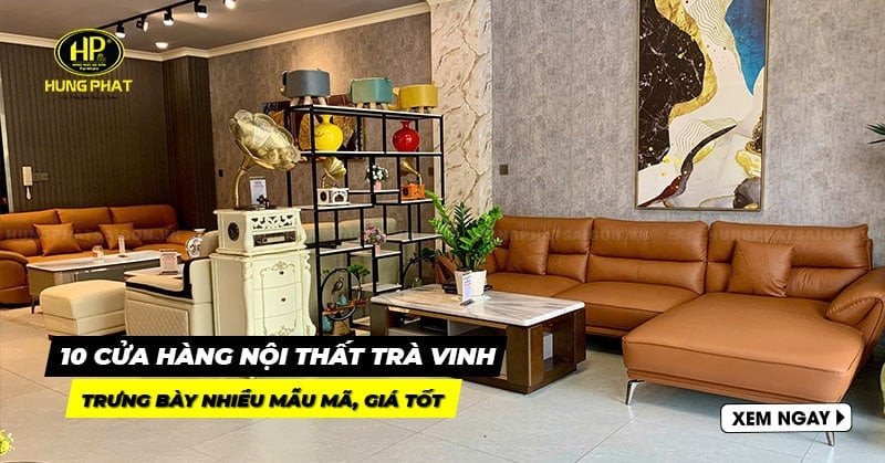 Gian hàng trưng bày các sản phẩm nội thất đa dạng tại Trà Vinh