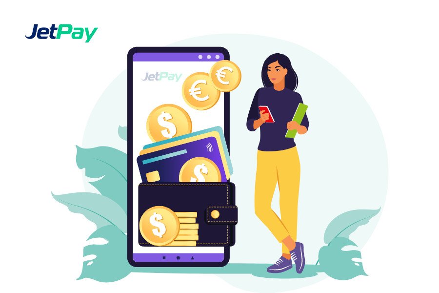 Giao diện ứng dụng ví điện tử trên điện thoại di động