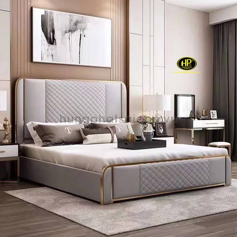 Giường ngủ phong cách hiện đại, ấm cúng GD-24