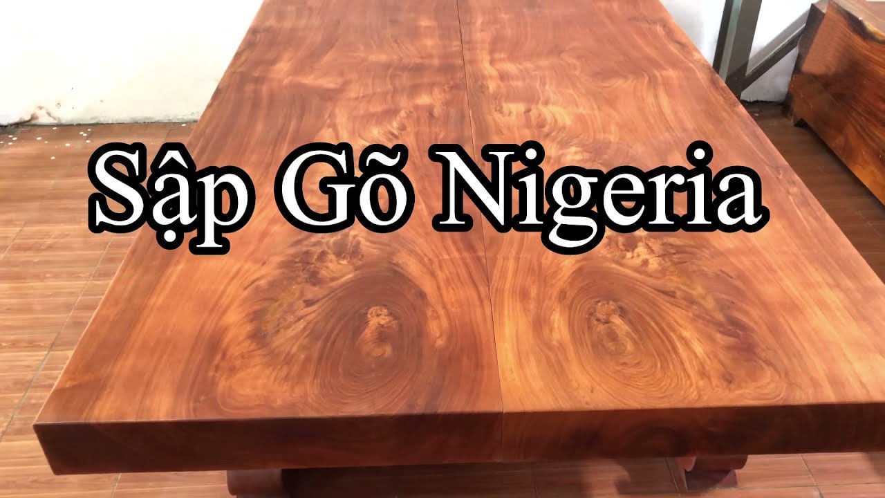 Gỗ gõ đỏ Nigeria cứng và đanh