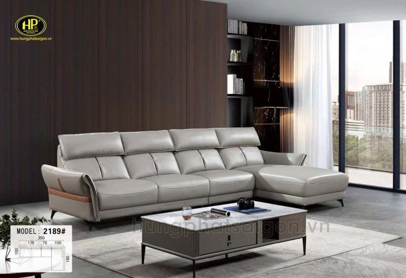 Gợi ý kích thước sofa góc L lớn cho không gian phòng khách rộng