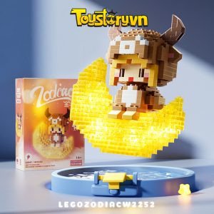 Hình 12 cung hoàng đạo: Mô hình Lego cung Kim Ngưu biểu tượng cho sự kiên định