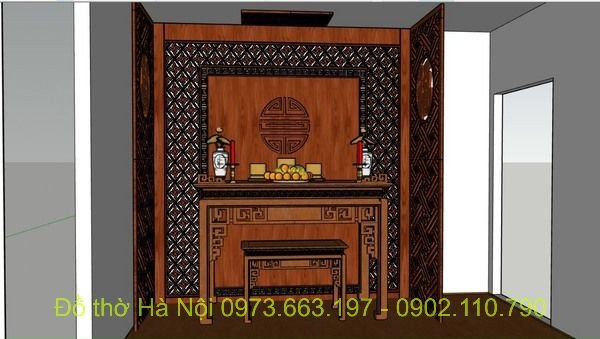 Hình ảnh bàn thờ chung cư đẹp, hỗ trợ việc xem ngày đặt bàn thờ theo tuổi