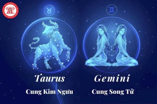 Hình ảnh biểu tượng cung hoàng đạo tháng 5, đại diện cho Kim Ngưu và Song Tử với những nét đặc trưng riêng.
