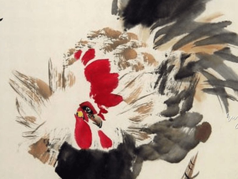 Hình ảnh con gà trống đại diện tuổi Ất Dậu sinh năm 2005 hợp với tuổi nào