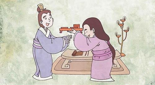 Hình ảnh minh họa phương pháp xem cao ly đầu hình tuổi vợ chồng truyền thống