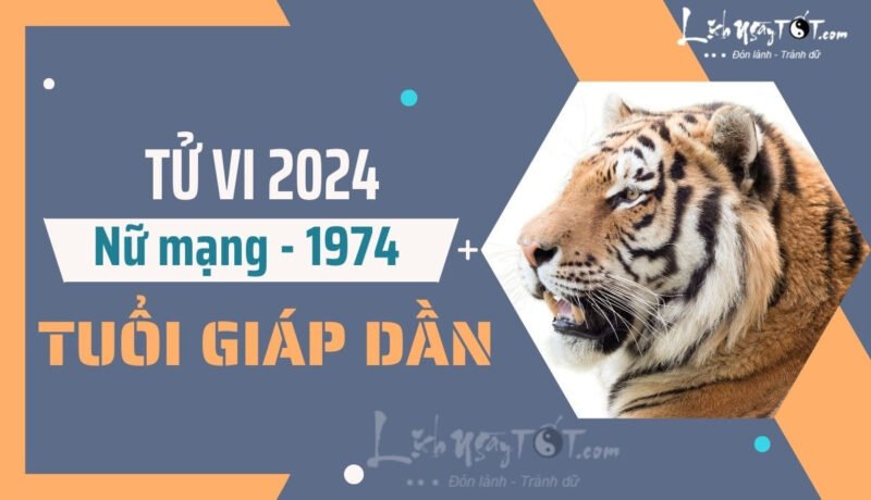 Hình ảnh minh họa tử vi Giáp Dần 1974 nữ mạng chi tiết về vận hạn và tài lộc