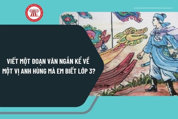 Hình ảnh minh họa về một bức tranh thiếu nhi vẽ các vị anh hùng dân tộc Việt Nam, giúp học sinh viết đoạn văn kể về một vị anh hùng mà em biết.