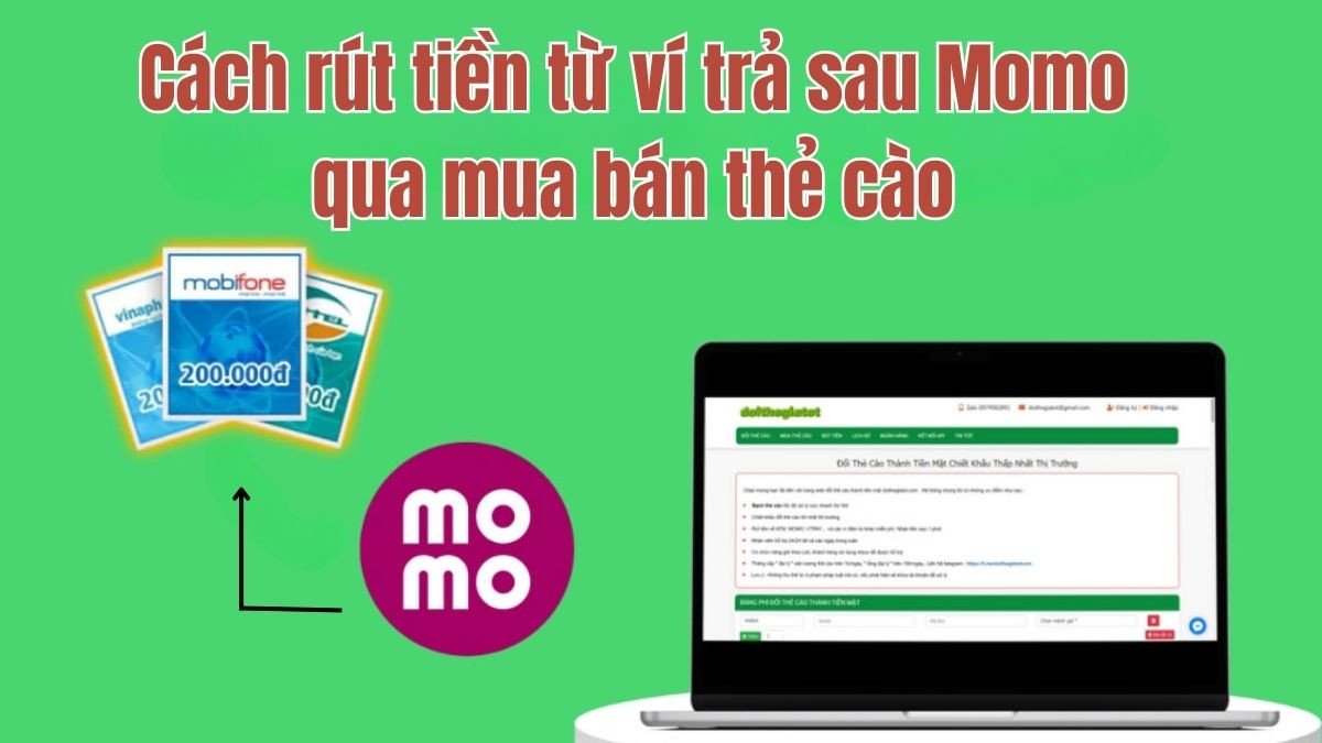 Hình ảnh một chồng thẻ cào điện thoại, gợi ý phương pháp đổi tiền từ ví trả sau Momo