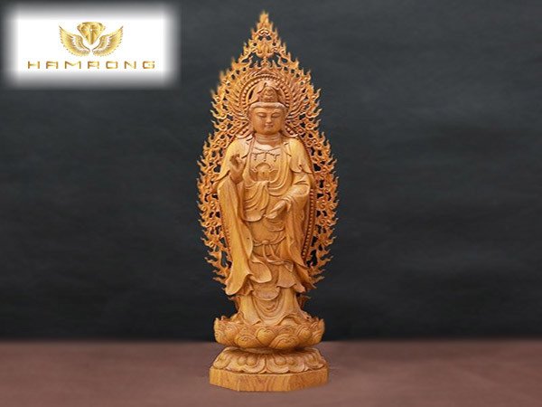 Hình ảnh tượng Phật Bà Quan Âm thanh tịnh