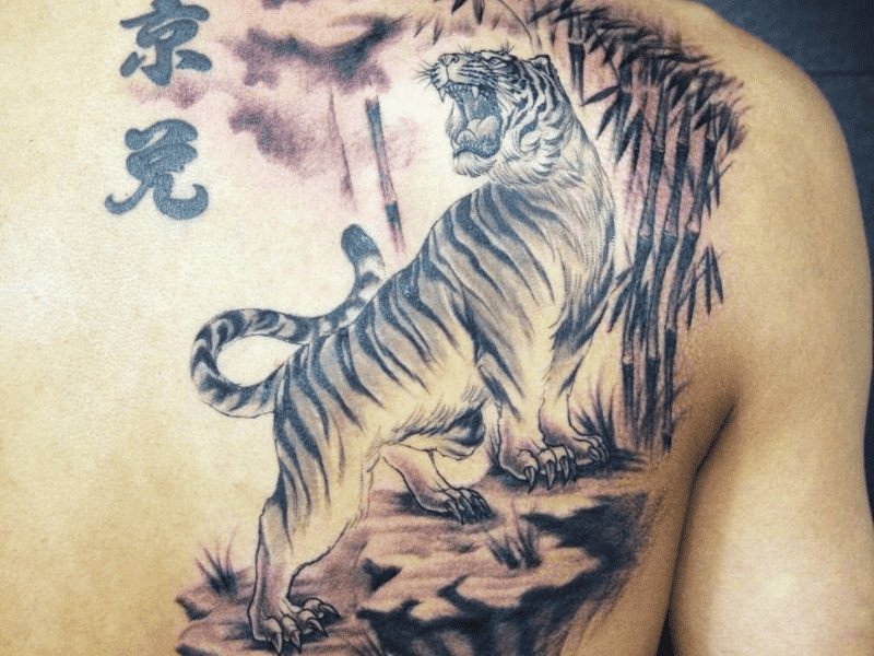 hình xăm hổ thượng sơn mang lại bình an