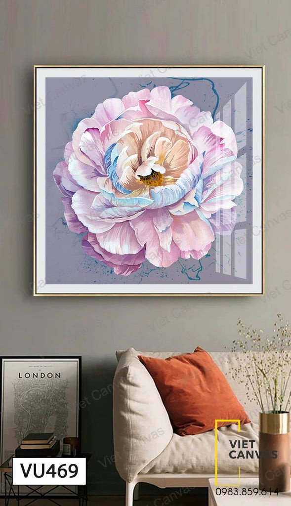 Hướng dẫn treo tranh hoa mẫu đơn đúng vị trí phong thủy