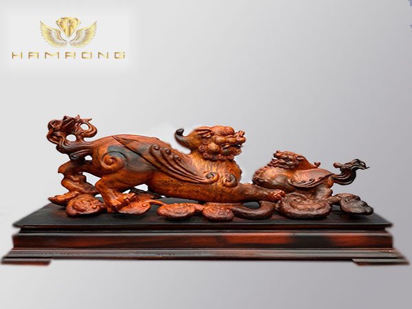 Hướng đặt tượng gỗ Tỳ Hưu chuẩn phong thủy