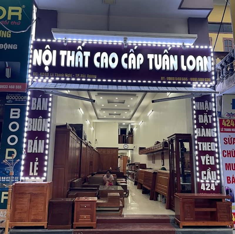Không gian bên ngoài Cửa hàng nội thất Tuấn Loan tại Hải Dương