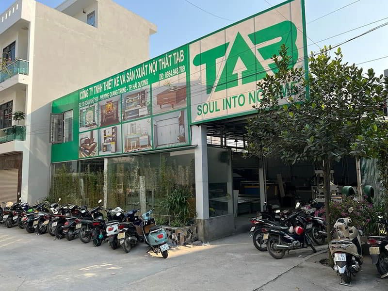 Không gian trưng bày sản phẩm tại Nội thất TAB ở Hải Dương