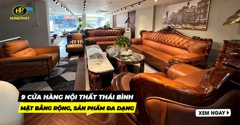 Khung cảnh một cửa hàng nội thất tại thành phố Thái Bình