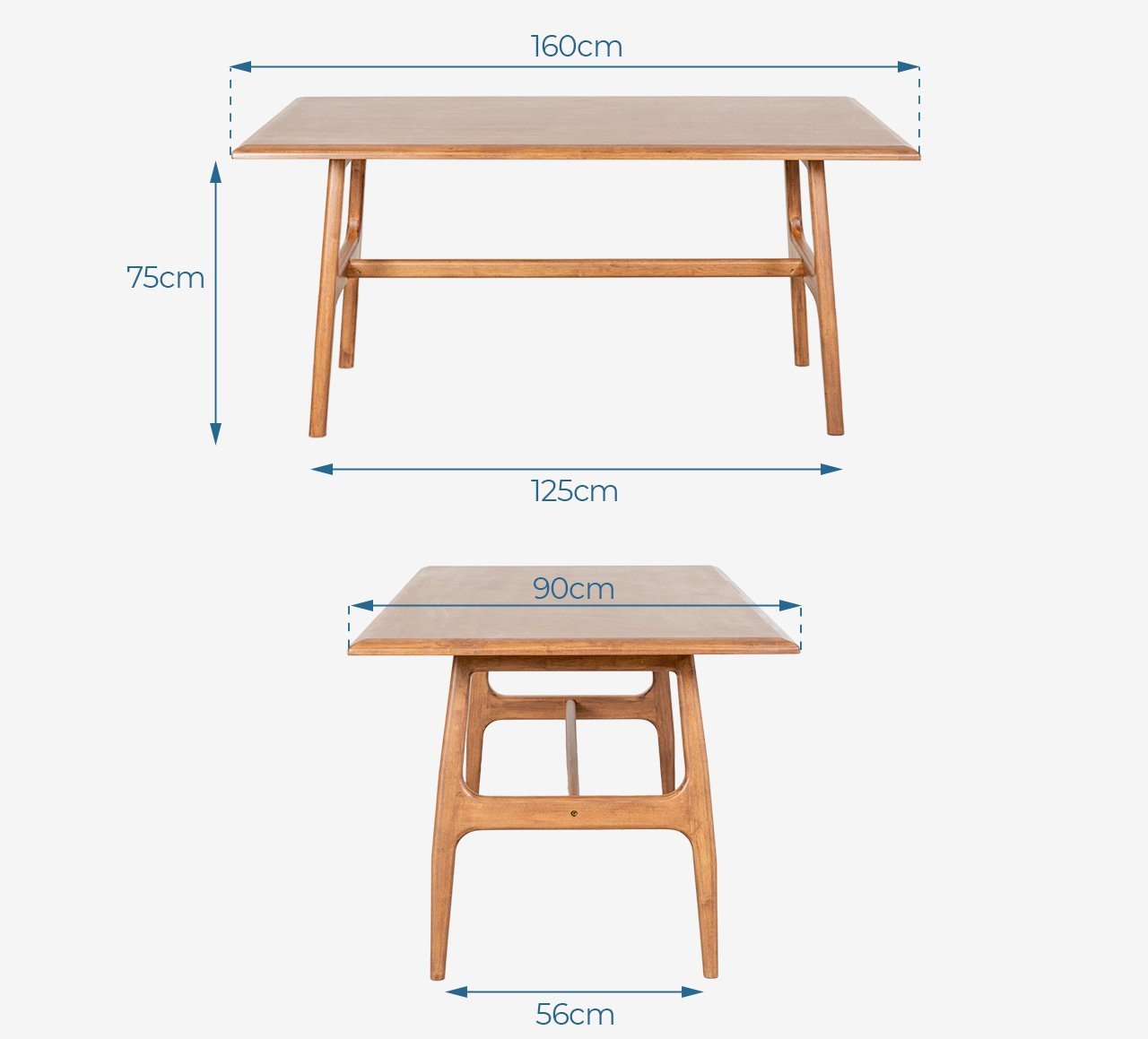 Kích thước lý tưởng của bộ bàn ăn 6 ghế cho gia đình đông người