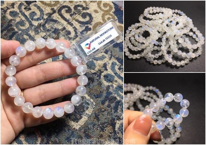 Kiểm định vòng tay đá moonstone