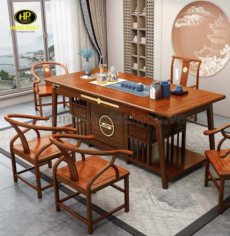 Kiểu dáng bàn trà gỗ cẩm lai