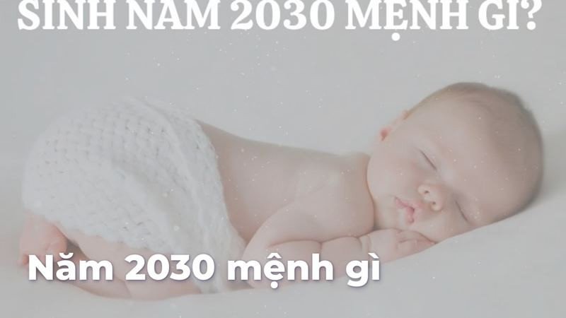 Lịch âm dương đánh dấu các tháng sinh vượng khí cho trẻ em sinh năm 2030 mệnh gì tuổi gì, mang lại may mắn.