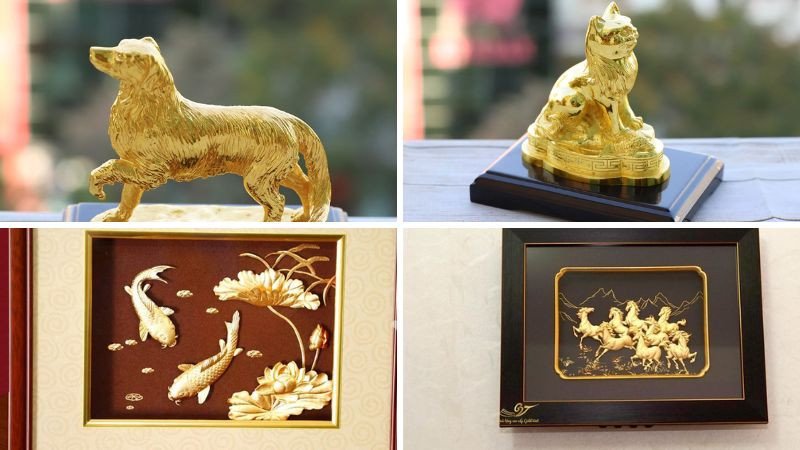 Linh vật và chất liệu phong thủy tương hợp với người sinh năm 1982, bao gồm chó, mèo, hổ