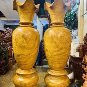 Lục-Bình-Gỗ-Cẩm-Vàng-Cao-2m-Dường-Kính-60cm-1
