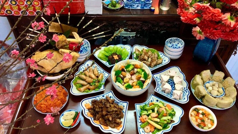 Mâm cúng sáng mùng 1 Tết đầy đủ lễ vật
