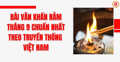 Mâm lễ cúng Rằm tháng 9 trang trọng với hương hoa, trái cây, bánh kẹo