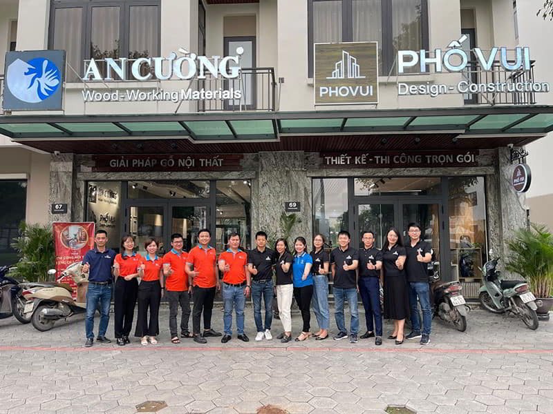 Mặt tiền của đơn vị sản xuất Nội thất Phố Vui tại Hải Dương