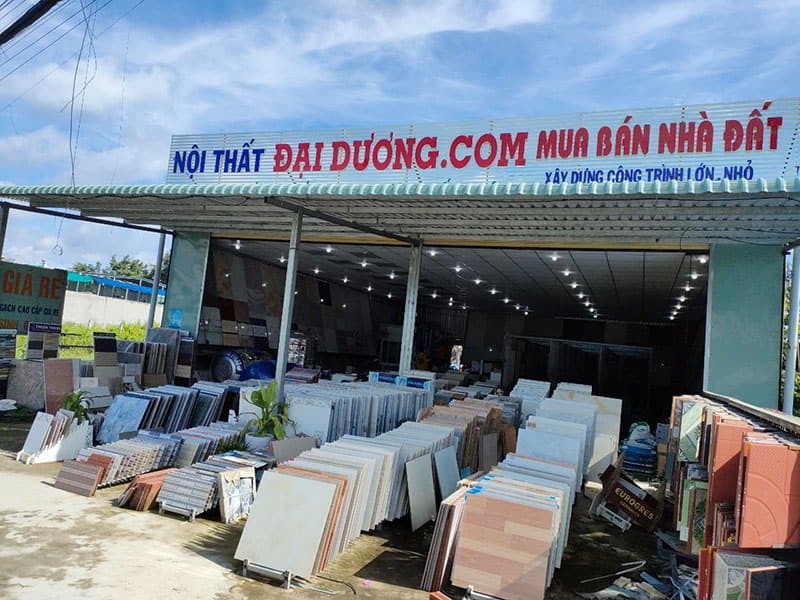 Mặt tiền Cửa hàng nội thất Đại Dương tại Thanh Hà, Hải Dương