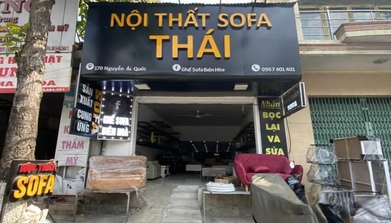 Mặt tiền cửa hàng Nội thất Sofa Thái