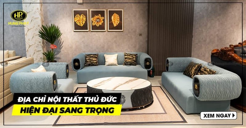 Mặt tiền cửa hàng nội thất Thủ Đức hiện đại