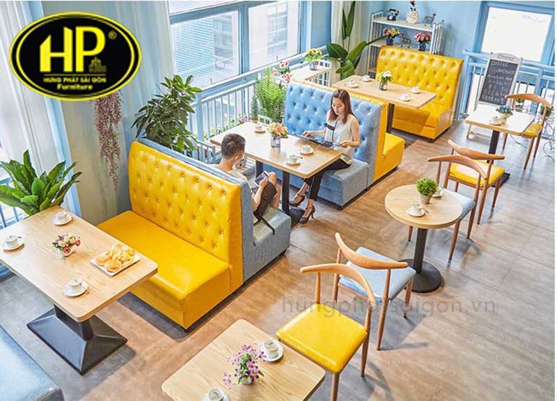 Mẫu bàn ghế sofa cafe đẹp và tiện lợi cho quán