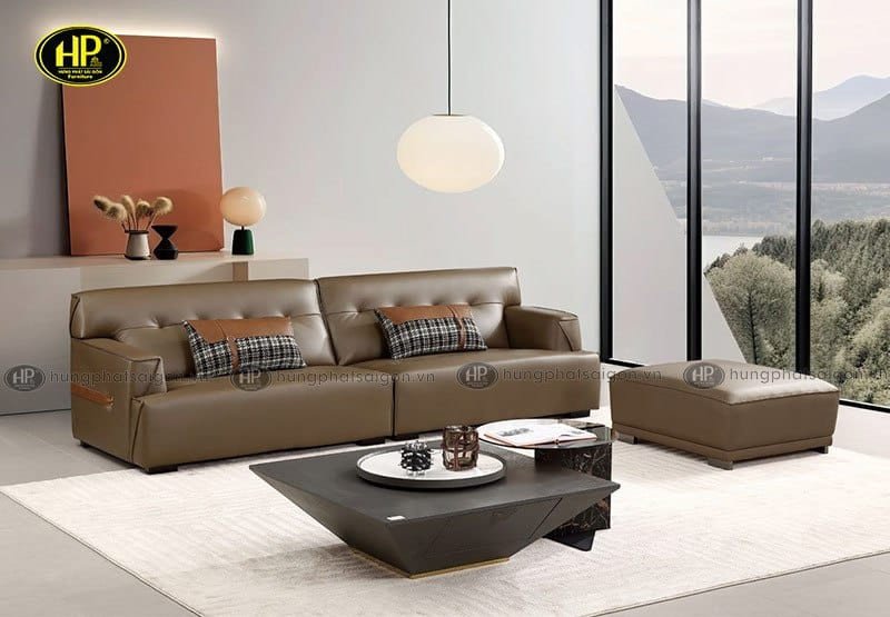 Mẫu ghế sofa gỗ phòng khách sang trọng.
