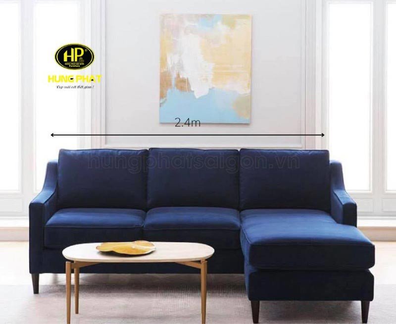 Mẫu sofa chữ L với kích thước tiêu chuẩn phổ biến
