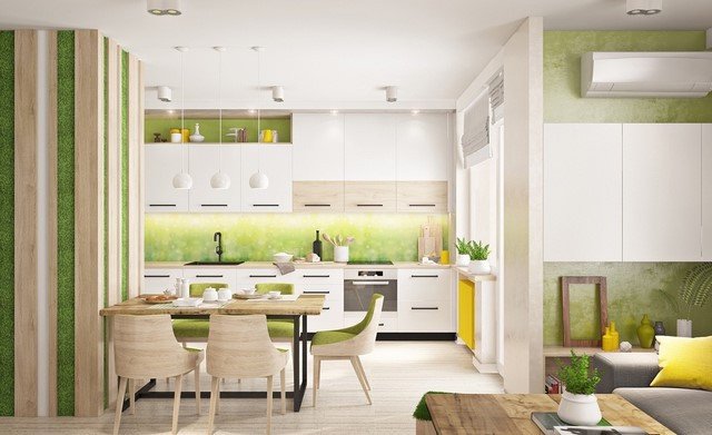 Màu sơn phòng bếp hợp tuổi Ất Tỵ