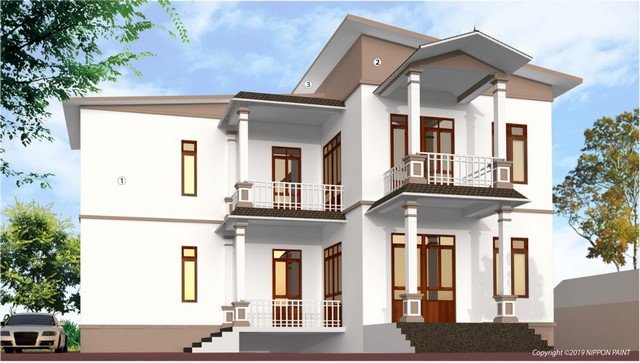 Màu sơn trắng tinh khôi hợp mệnh Thủy tuổi Bính Ngọ