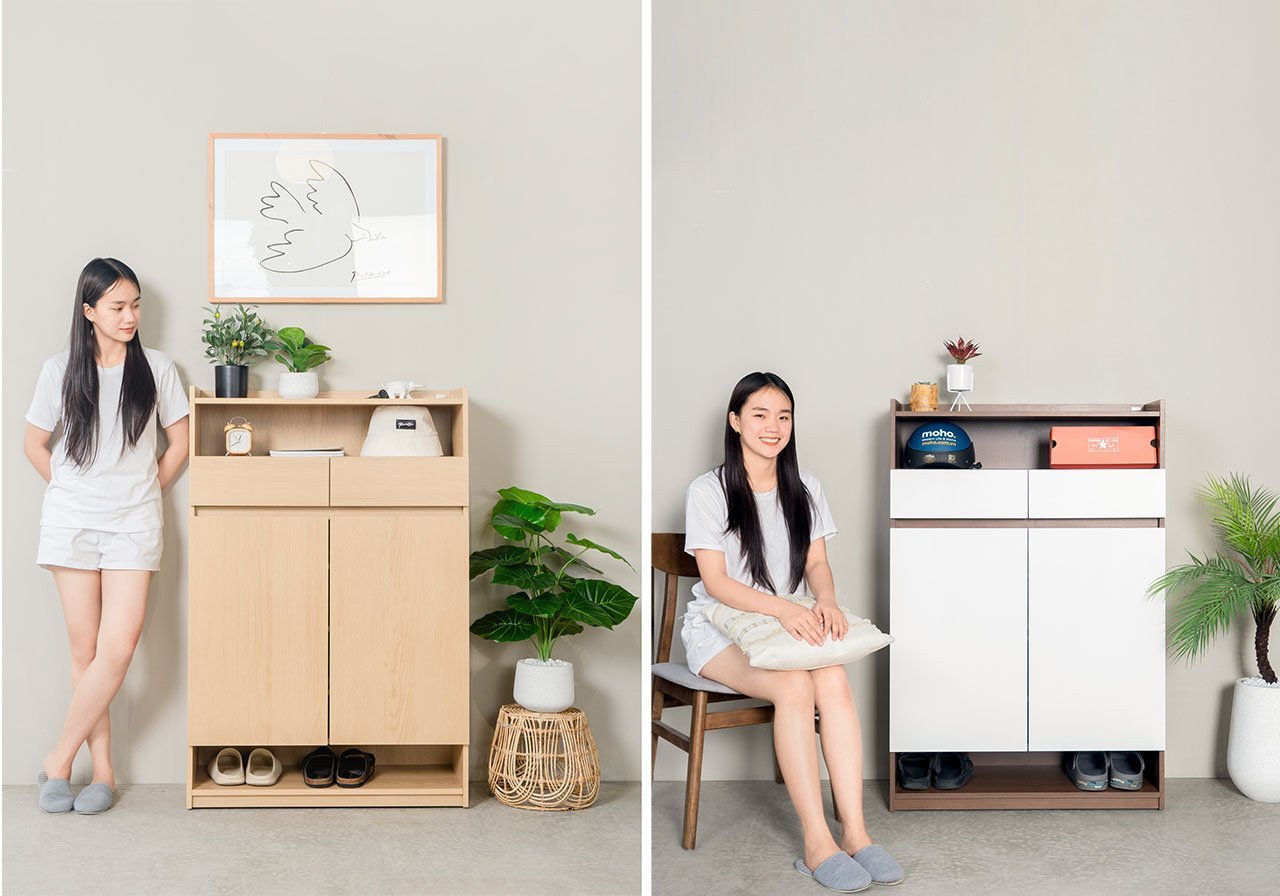 Mẫu tủ đựng giày gỗ đẹp và tiện dụng