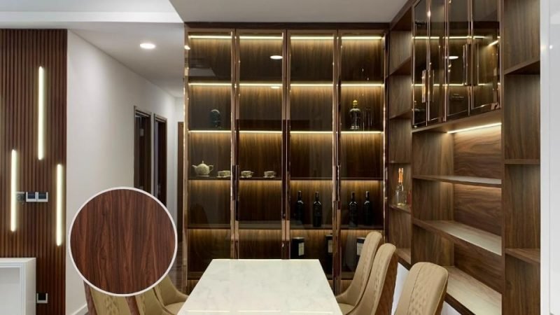 Các mẫu ván gỗ Melamine với sự đa dạng về màu sắc và các loại vân gỗ công nghiệp đẹp mắt cho thiết kế nội thất