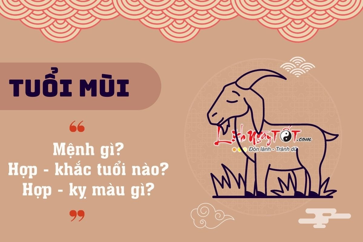 Mệnh cách của người tuổi Mùi theo Ngũ hành