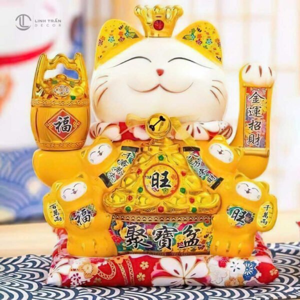 Mèo Thần Tài - biểu tượng may mắn, hợp với nhiều tuổi trong phong thủy